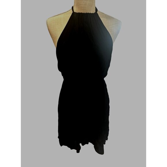 Streetwear Society Black Halter Dress S/P - Picture 1 of 7